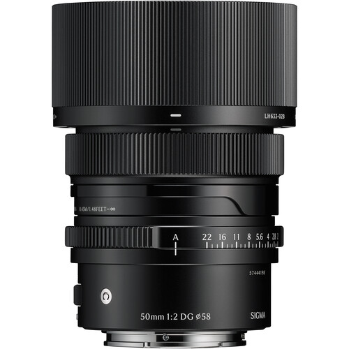 Sigma 50mm f/2 DG Contemporary Lens (Sony E Black)