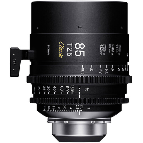 Sigma 85mm T2.5 FF Classic Cine Prime with /i Technology (PL Mount Feet)