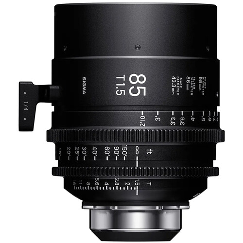 Sigma 85mm T1.5 FF Fully Luminous High-Speed Cine Prime with /i Technology (PL Mount Meters)
