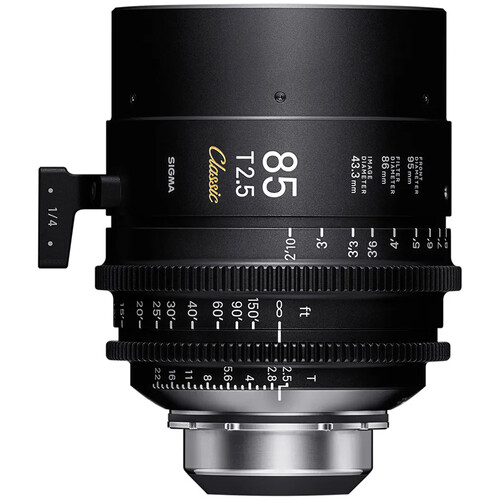 Sigma 85mm T2.5 FF Classic Cine Prime with /i Technology (PL Mount Meters)