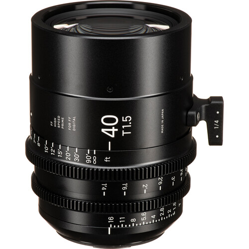 Sigma 40mm T1.5 FF Canon EF Mount High-S