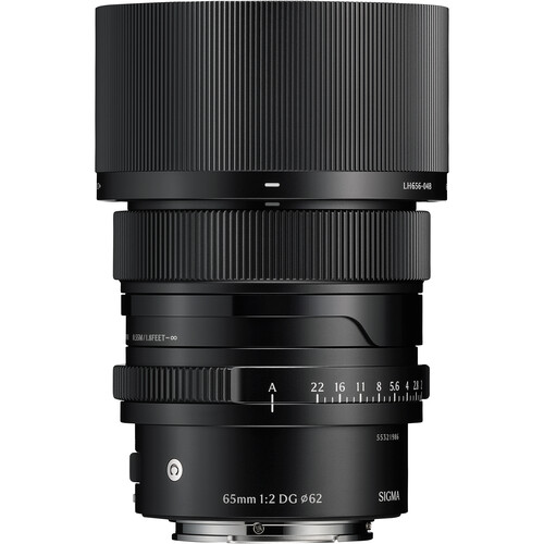 Sigma 65mm f/2 DG Contemporary Lens (Sony E Black)