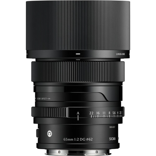 Sigma 65mm f/2 DG Contemporary Lens (L-Mount Black)