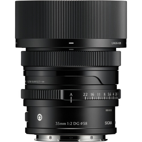Sigma 35mm f/2 DG Contemporary Lens (L-Mount Black)