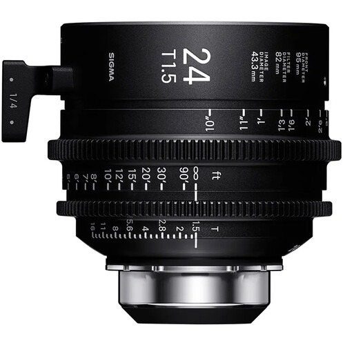 Sigma 24mm T1.5 Fully Luminous FF High-Speed Cine Primes with /i Technology (PL Mount Feet)