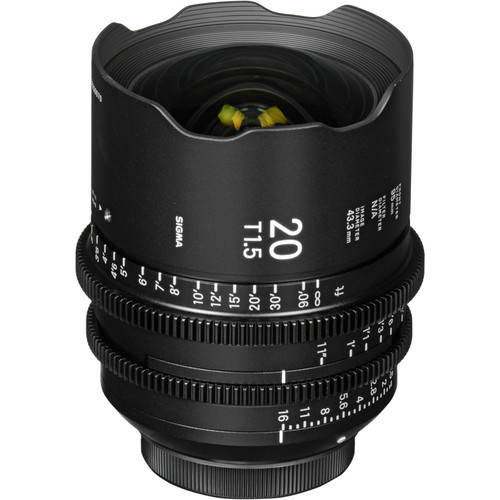 Sigma 20mm T1.5 FF High-Speed Prime (Can