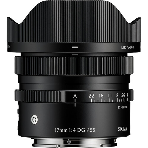 Sigma 17mm f/4 DG Contemporary Lens (Sony E Black)