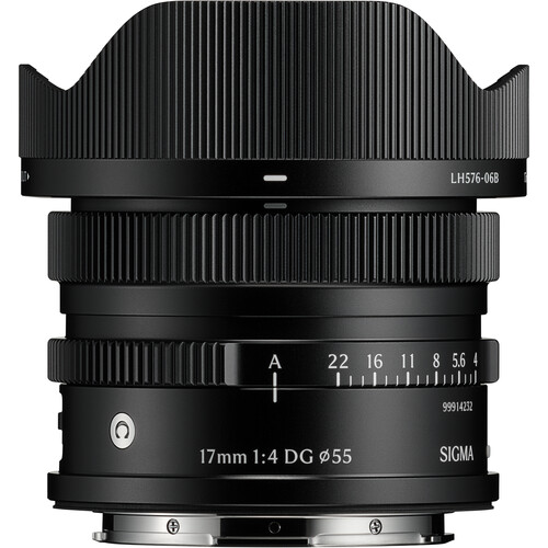 Sigma 17mm f/4 DG Contemporary Lens (L-Mount Black)