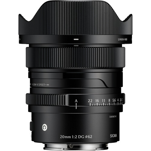 Sigma 20mm f/2 DG Contemporary Lens (Sony E Black)