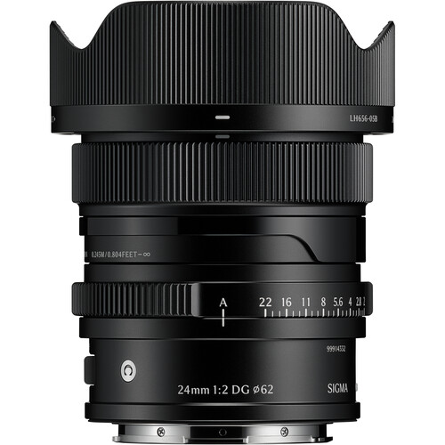 Sigma 24mm f/2 DG Contemporary Lens (L-Mount Black)