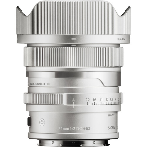 Sigma 24mm f/2 DG Contemporary Lens (L-Mount Silver)