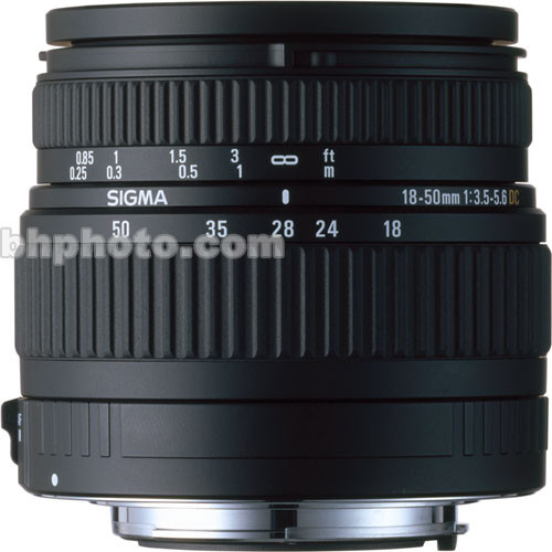Sigma 1850mm f/3.55.6 DC Lens for Canon EOS Digital 521101 B&H