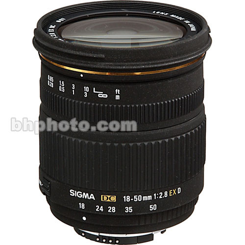 Sigma 1850mm f/2.8 EX DC Lens for Nikon Digital AFD 580306 B&H