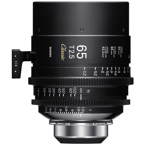 Sigma 65mm T2.5 FF Cine Classic Art Prime Lens (PL Mount Feet)