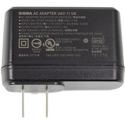 Sigma UAC-11 USB AC Adapter