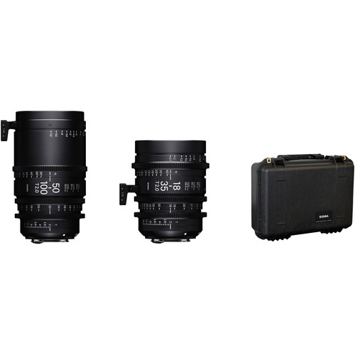 Sigma 18-35mm & 50-100mm T2 Fully Lumino
