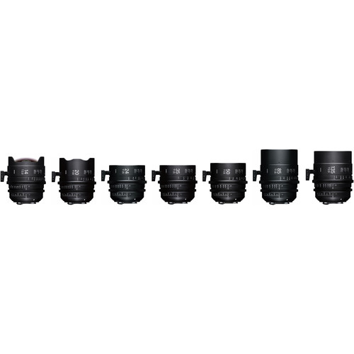 Sigma High Speed Prime Seven Lens Set Pl