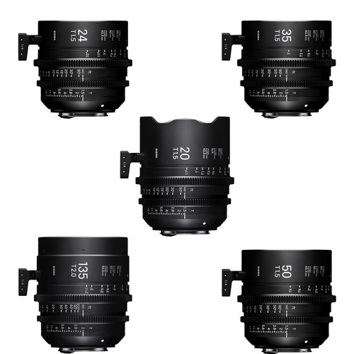 Sigma T1.5 FF High-Speed 5-Lens Kit with