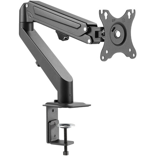 SIIG Single Monitor Gas Spring C-Clamp Desk Mount for 17 to 27