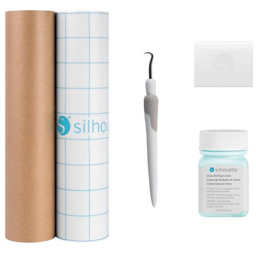 Silhouette Glass Etching Starter Kit