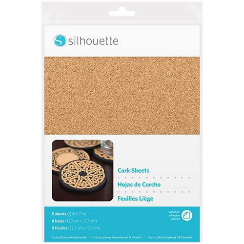 Silhouette Cork Sheets (8-Sheets)