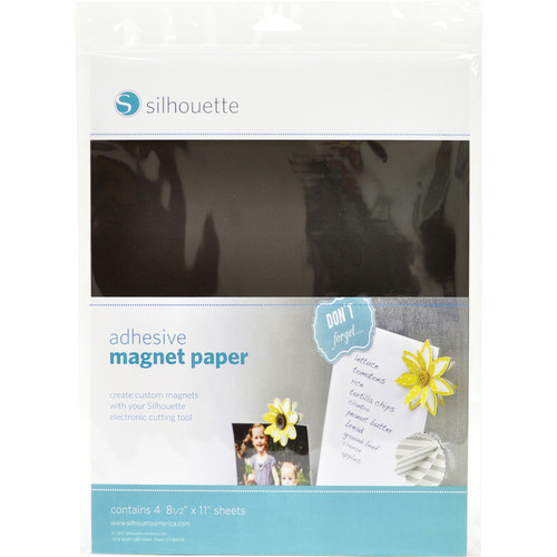 Silhouette Printable Adhesive Magnet Paper (8.5 x 11