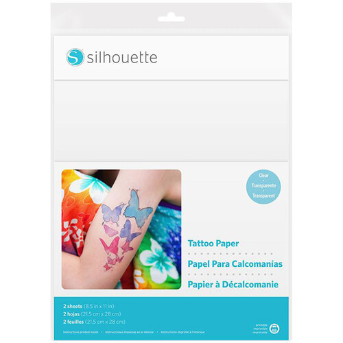 Silhouette Printable Temporary Tattoo Paper (8.5 x 11