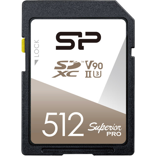 Silicon Power 512GB Superior Pro UHS-II SDXC Memory Card