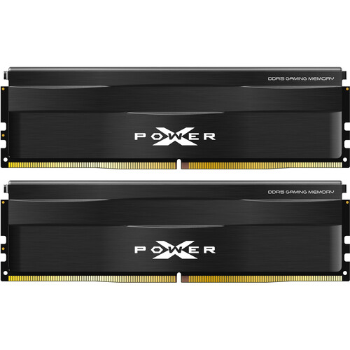 Silicon Power 64GB Zenith 6000 MHz DDR5 Desktop Memory Kit (2 x 32GB Black)