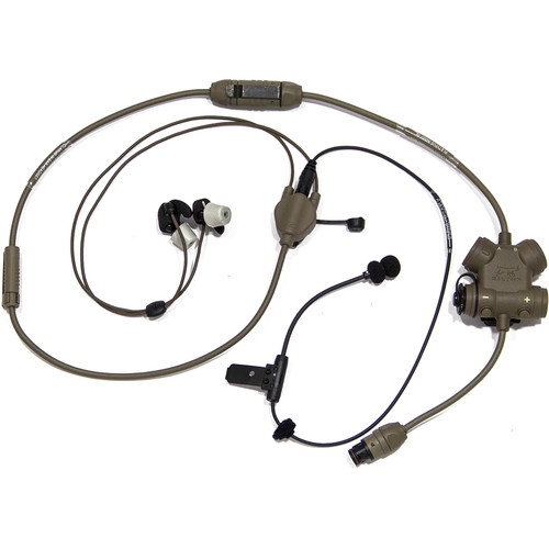 Silynx Communications CLARUS Smart Tactical Headset Kit with In-Ear Headset (Tan)