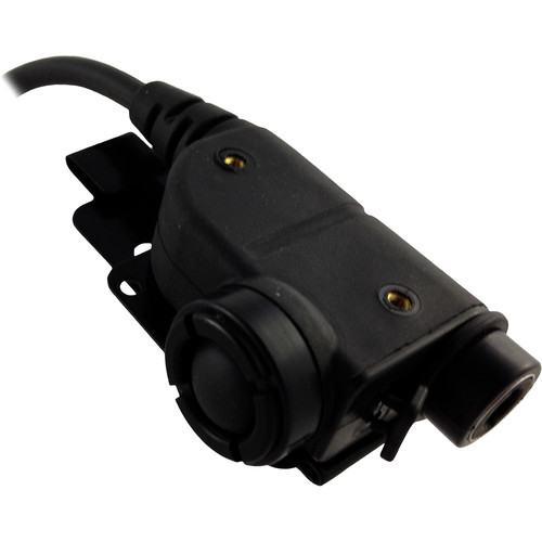 Silynx Communications U94 Chest Mountable Push-to-Talk Comm System with 6-Pin Connector (Straight Cable NATO Wiring)