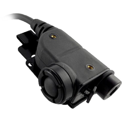Silynx Communications U94 Chest Mountable Push-to-Talk Comm System with XTS/MTS Connector (Straight Cable Standard Wiring)