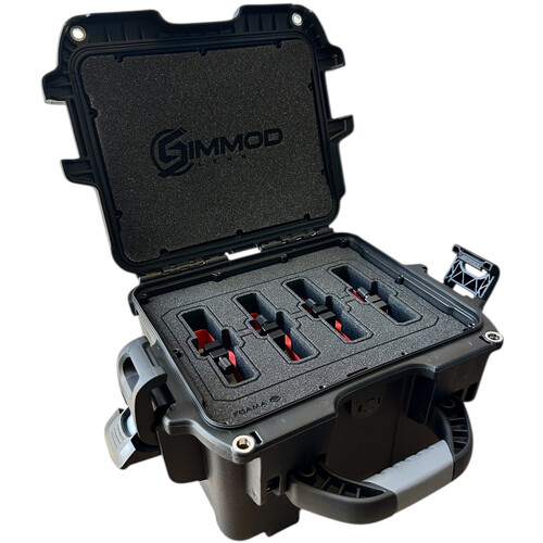 Simmod Four Clamp-On Lens Ring with NATO Rail Receiver Kit & Hard Case