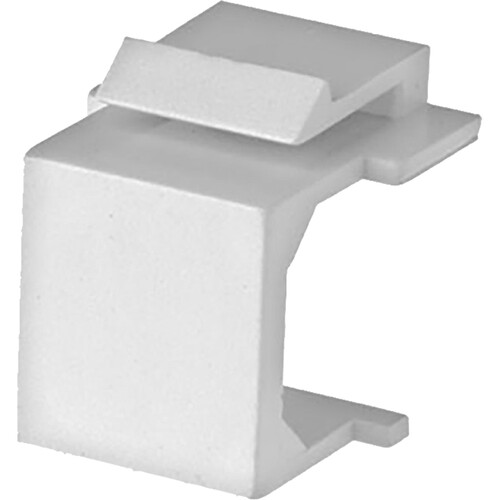 Simply45 S45-3207W Blank Keystone Snap-In Inserts (White 10-Count Bag)
