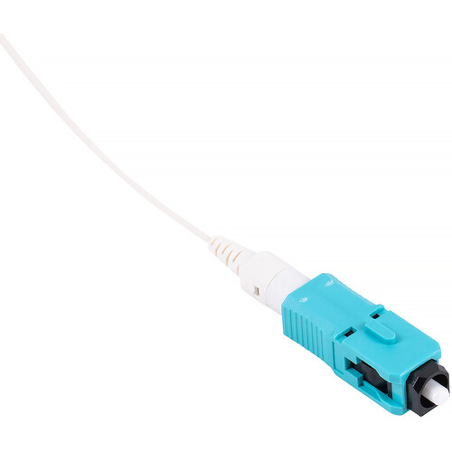 SimplyFIBER SC/PC Multi-Mode/OM3/4 Mechanical Reusable Connector (Aqua 10-Pack)