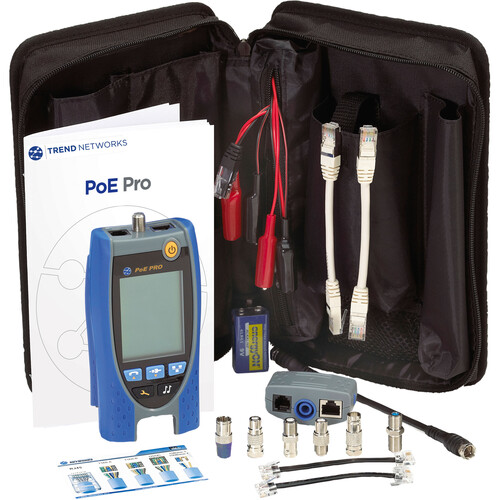 SimplyTEST PoE Pro AnyWARE VDV II Cable Tester for PoE++