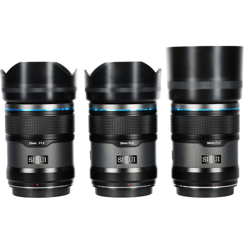Sirui Sniper f/1.2 Autofocus 3-Lens Kit (Sony E Black)