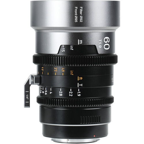 Sirui IronStar Series 60mm T1.9 Anamorphic 1.5x Lens (Blue Flare)