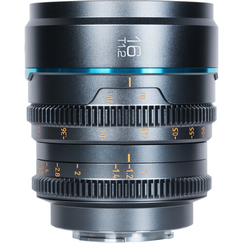 Sirui Night Walker 16mm T1.2 S35 Cine Lens (Micro Four Thirds Gunmetal Gray)