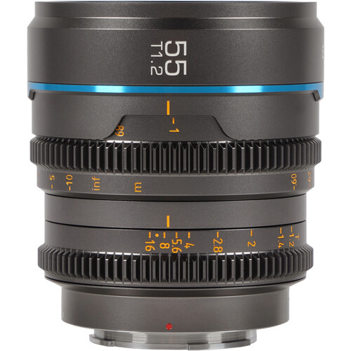 Sirui Night Walker 55mm T1.2 S35 Cine Lens (X-Mount Gunmetal Gray)