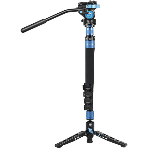 Sirui P-325FS Carbon Fiber Monopod with VA-5X Video Head Kit