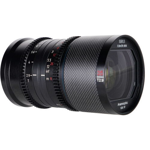 Sirui Saturn 35mm T2.9 1.6x Carbon Fiber Full-Frame Anamorphic Lens (L-Mount Neutral Flare)