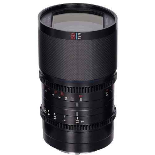 Sirui Saturn 50mm T2.9 1.6x Carbon Fiber Full-Frame Anamorphic Lens (Canon RF Neutral Flare)