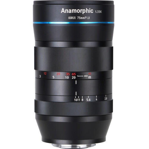 Sirui 75mm f/1.8 Super35 Anamorphic 1.33x Lens (RF Mount)