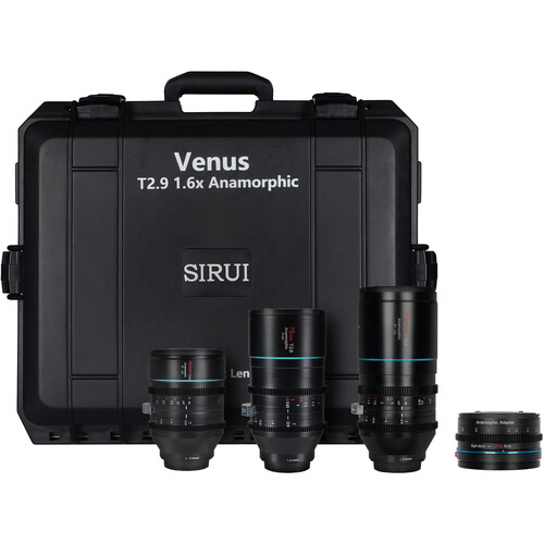 Sirui Venus T2.9 1.6x Full-Frame Anamorphic 3-Lens Kit with 1.25x Adapter (35/75/150mm Nikon Z)