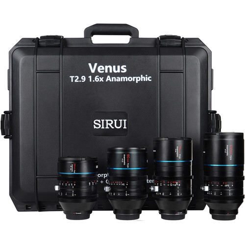 Sirui T2.9 1.6x Full-Frame Anamorphic 4-Lens Set (35/50/75/100mm Z-Mount)
