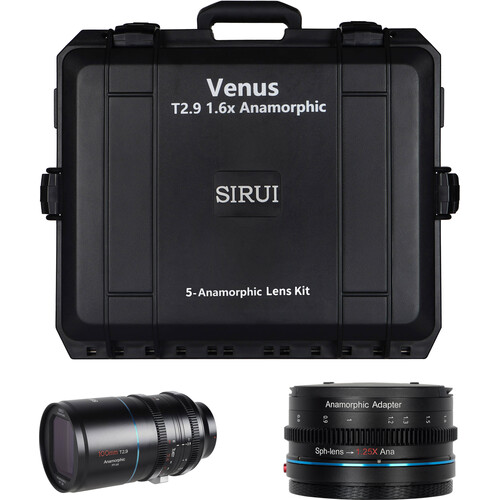 Sirui 100mm T2.9 1.6x Full-Frame Anamorphic Lens with 1.25x Anamorphic Adapter (L Mount)