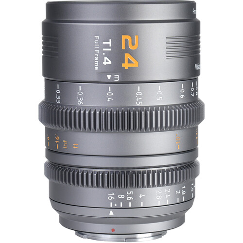 Sirui VP-1 Vision Prime 24mm T1.4 Full-Frame Cine Lens (Multi-Mount Metal Gray)
