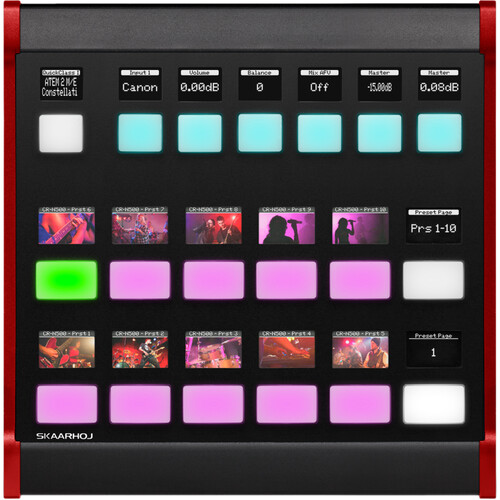 SKAARHOJ Frame Shot Pro with Blue Pill Inside (Black & Red)
