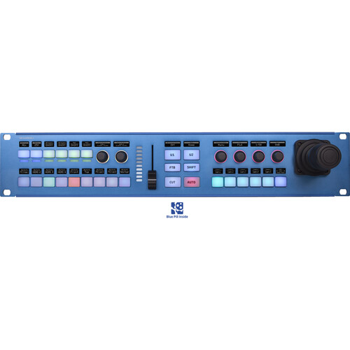 SKAARHOJ Rack Fusion Live with Hall Effect Joystick and Blue Pill Inside